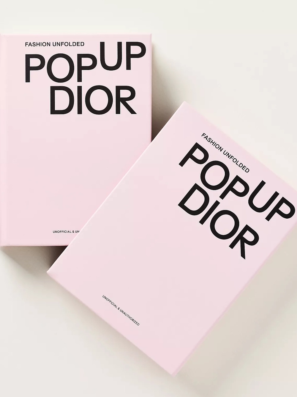 Dior POP UP Box in Light Pink with Black Logo
